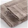 Passione per le tele Set Asciugamani in Spugna 1+1 Bagno Viso 60x110 Ospite 40x60 in Cotone 100% Spugna 600 gr/mq (Fascia Beige, 1 + 1)