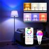 iLC Piantana Lampada da Terra Salotto LED Moderna Intelligente RGB, 152CM Doppio Controllo con Interruttore a Piede e App, Lampadina Dimmerabile, CRI92, 2700K-6000K, 10W 1200LM, per Soggiorno e Camera