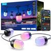 Govee Catena Luminosa Esterna 10M, RGBICW 240lm per LED, App Controllo,IP67