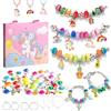 YAAVAAW Regalo unicorno per ragazze, bracciale fai da te per bambini, a partire dai 6 anni, regalo di compleanno 4 5 6 7 8 9 anni (unicorno)