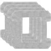 SEEING.U 4 Pezzi di Ricambio Compatibile W2, Pulitore Finestra Robot Pulizia Panno di Ricambio