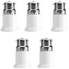 LiebeWH 5 Pz B22 Maschio A E27 Femmina B22 A E27 Adattatore Presa Base Lampadina Adattatore Convertitore Portalampade