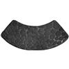 Todikaper Tappetino da doccia curvo, antiscivolo, lavabile, assorbente, per bagno ad angolo, grigio, blu, beige (nero)