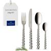 Villeroy & Boch Boston Posate da Tavola per 6 Persone, 24 Pezzi, Acciaio Inossidabile