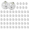 Yizhet Luci per Palloncini, 60 Pezzi Luce Rotonda Led per Palloncini | Bianco Freddo, Non Lampeggiante, Decorazione per Matrimonio, Halloween, Festa, Natale