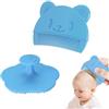 Bavooty Spazzola Per il Bagno Del Bambino,Spazzola per Bambini in Silicone,Pettine Crosta Lattea,Set Pettine e Spazzola Neonato,Blu Neonato Pettine per Neonati,Pettine Neonato Adatto a Neonati e Lattanti,2PCS
