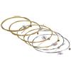 Generico Corde per chitarra, 6 corde per chitarra acustica, set con nucleo in acciaio esagonale in ottone, sostituzione corde per chitarra folk, per strumenti musicali per chitarre acustiche folk