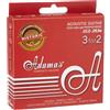 Adamas Corde per Chitarra Acustica Riedizione Phosphor Bronze Historic Set 3 corde Light .012-.053 1818-3
