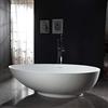 Bernstein Vasca da bagno freestanding in Solid Stone VIGO - bianco opaco - Senza rubinetteria, Senza sistema di drennaggio, Dimensioni:150 x 75 cm