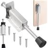 SKJJM Fermaporta Fermaporta in Acciaio inox con Comando a Pedale, Fermaporta con Viti in Gomma, Fermaporta a Pedale in Acciaio inox Resistente per Porte di Garage e Casa, 250mm