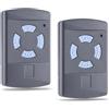 ZANPIERO 868,3 MHz, telecomando per porta del garage, trasmettitore a mano, compatibile con Hormann HSM2 HSM4 HS1 HS2 HS4 HSE2 HSZ1 HSZ1 HSZ2 HSP4 HSP4-C HSD2-A HSD2-C Hörmann