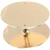 SUPVOX Placca Copri Serratura in Ferro Color Oro Viti Incluse, Copertura Foro per Maniglia Porta Versatile di Facile Installazione, Design Elegante e Sofisticato