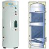FP-TECH - BOILER PUFFER ACCUMULO ACQUA CALDA DOPPIA SERPENTINA DA 250 O 500 LITRI PER SOLARE TERMICO CIRCOLAZIONE FORZATA (250 Litri Doppia Serpentina)