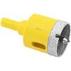 Aohhy Sega a Tazza Diamantata 35mm con Punte Guida, Professionale Vacuum Brasato Punte per Trapano Diamantate per Piastrelle, Porcellana, Vetro, Marmo e Ceramica