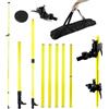 IVhomeshop 4,2 m Altezza Regolabile Laser Livello Telescopico Pole Line Leveler Stand Bar Telescopico Pole Staffa Sollevamento Estendere Supporto per Livello Laser