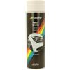 Charging Racer MOTIP Vernice AUTO Spray, Smalto Acrilico, Resistente ai UV, Asciugatura Rapida, per Metallo Legno Vetro e Plastica, Bianco Opaco (Matt White)