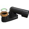 Bonomini 4500OT64B9 Sifone Ribassato, Nero