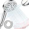 Naapesi Soffione Doccia Anticalcare con Tubo 1.5M, Doccino per Doccia Alta Pressione a 9 Modalità con Filtro, Accessori per Doccia Risparmiacqua per Bagno