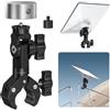 EDUP® Supporto Starlink Mini, Staffa Starlink Robusta per Palo, Camper | Staffa Starlink Robusta, Supporto Antenna Starlink Alluminio, Filettature 1/4 e 3/8, Montaggio Sicuro Camper e Balcone