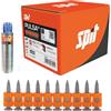 Isolamenti Chiodi per Sparachiodi Chiodatrice a Gas Pulsa 27P 40P 65 Alta Durezza Calcestruzzo Acciaio Guide Cartongesso (HC6-17 (17mm), 500 pz scatola)