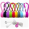 Ikruidy 10 Colori Fascette Magnetiche Silicone Riutilizzabili Organizzatore | Fermacavi Magnetici Colorati Silicone Flessibile Ideali per Ordinare Cavi Ricarica e Auricolari Magneti da Frigorifero