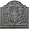 Generico Lastra in ghisa per camino decoro GIGLIO REALE CM. 50 × 50 H SP. 2 cm DS