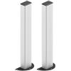 Dieffematic Coppia Colonnine Fotocellule Universali - Supporto Professionale per Cancello Automatico - 50 cm Alluminio