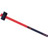 BricoLoco.com Bricoloco Mazza grande martello per rompere e demolire pietra e cemento per cantiere. Manico anti-vibrazione in fibra di vetro molto resistente e resistente alle intemperie. (Mazza 4kg-manico 90 cm)
