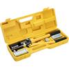 Gueenky 16T Pinza Crimpatrice Idraulica, 8-300 mm² Pinza Idraulica Capicorda Pinza Pressa Crimpatrice Idraulica per Cavi e Terminali Elettrici, con 13 Coppie di Matrici