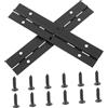 VILLFUL Cerniere Continue in Acciaio Inox Lunghe E Nere Per Mobili in Legno Cassetto Postale Armadio Porta Armadietto