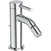 Ideal Standard - Ceraline, Miscelatore monocomando bidet, Rubinetto bidet con cartuccia FirmaFlow, Con asta di comando e piletta, Easyfix, Cromato
