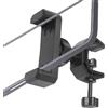 Zestivra per supporti mobili, clip esterna per tablet, supporto regolabile e robusto, supporto fotografico a due assi, stazione visiva per l'addestramento delle riunioni di canto degli insegnanti