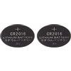 Thomson - Set di 2 batterie al litio a bottone CR2016