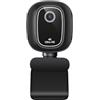 NbgrvB Webcam HD 4K per computer con doppio microfono a cancellazione del rumore, fotocamera USB grandangolare con otturatore per la privacy per videochiamate e conferenze, design compatto da 9 cm (4K)