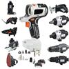vanenferse Kit Combinati Utensili Elettrici Senza Spazzole, Set Di Utensili Per La Lavorazione Del Legno a Batteria 10 In 1, Kit Combinato Trapani Con Batteria Da 4,0 Ah Per Progetti Fai Da Te Versatili