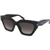 Just Cavalli SJC171 700Y | Occhiali da Sole Graduati o Non Graduati | Plastica | Quadrati, Cat Eye | Nero | Adrialenti