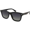 Police Supernova 6 SPLR80 0700 | Occhiali da Sole Graduati o Non Graduati | Prova Online | Plastica | Rettangolari | Nero | Adrialenti