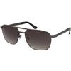 Police Origins 3 SPL890 08H5 | Occhiali da Sole Graduati o Non Graduati | Prova Online | Metallo | Quadrati | Nero, Grigio | Adrialenti