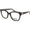 Just Cavalli VJC187 0721 | Occhiali da Vista Graduati | Plastica | Esagonale | Nero, Grigio, Havana | Adrialenti