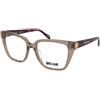 Just Cavalli VJC186 0ALV | Occhiali da Vista Graduati | Plastica | Quadrati | Grigio, Trasparente | Adrialenti