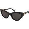 Furla SFU982 0700 | Occhiali da Sole Graduati o Non Graduati | Plastica | Cat Eye | Nero | Adrialenti