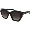 Furla SFU885 0700 | Occhiali da Sole Graduati o Non Graduati | Plastica | Cat Eye | Nero | Adrialenti