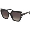 Police Starlight 2 SPLP46 0700 | Occhiali da Sole Graduati o Non Graduati | Prova Online | Plastica | Quadrati, Cat Eye | Nero | Adrialenti