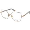 Furla VFU835 0E91 | Occhiali da Vista Graduati | Prova Online | Metallo | Farfalla | Grigio, Oro, Rosa | Adrialenti
