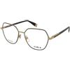 Furla VFUB06 0301 | Occhiali da Vista Graduati | Prova Online | Metallo | Farfalla | Nero, Oro, Rosa, Oro rosa | Adrialenti
