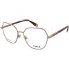 Furla VFUB06 0A39 | Occhiali da Vista Graduati | Metallo | Farfalla | Rosso, Oro | Adrialenti