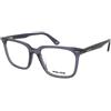Police Gator Evo 1 VPLU60 0955 | Occhiali da Vista Graduati | Prova Online | Plastica | Quadrati | Blu, Trasparente | Adrialenti