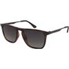 Police Origins Lite 34 SPLQ80V 828P | Occhiali da Sole Graduati o Non Graduati | Prova Online | Plastica | Quadrati | Marrone, Havana | Adrialenti