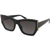 Police Secret 2 SPLR22 0700 | Occhiali da Sole Graduati o Non Graduati | Prova Online | Plastica | Quadrati, Cat Eye | Nero | Adrialenti