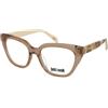 Just Cavalli VJC183V 07AY | Occhiali da Vista Graduati | Plastica | Quadrati, Cat Eye | Marrone, Trasparente | Adrialenti